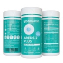 UpNourish AREDS 2 Plus Eye Vitamin Supplement, AREDS 2 Zinc Free Formula with Lutein, Zeaxanthin, Saffron, Astaxanthin &amp; DHA - 120 softgels