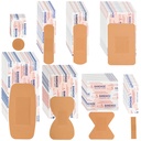 Lounsweer 720 Pcs Bandages surtidos Vaiety Pack Bulk First Aid Kit Refill Supplies Flexible Fabric Adhesive Breathable Fingertip Knuckle Spot Bandages Waterproof for Arms Knees Wound Care Scrapes