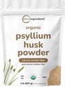 Micro Ingredientes Psyllium Orgánica Husk Polvo, 2lbs (32oz) Silencio Daily Soluble Fiber Suplemento Silencio India Orígen Silencio Natural Prebióticos &amp; Probióticos Silenciosos Apoyo Digestivo Salud permanenteNon-GMO, Keto Friendly, Vegan