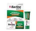 Bactina MAX Antibiótico + Intento de alivio de dolor - Intento antibiótico con Lidocaína - Dolor + Alivio de Itch para Cortas Menores " Arañas " - Crema de Numbing Lidocaine - 0.5oz