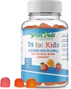 Greenfield Nutritions Halal Vitamin D3 for Kids – 1000 IU – 90 Gummies peru Chewable Kids Vitamin D Supplement Supports Bone and Immune System ← Non-GMO, Gelatin-Free, Gluten-Free