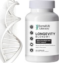 NAD+ Suplemento con CoQ10 200mg, PQQ, Nicotinamide Riboside, Shilajit for Anti Aging Skin & Cell Vitality Longevity Blend #1 Made with Himalayan Shilajit and NAD - 30 Veggie Capsules