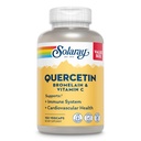 SOLARAY Quercetin Bromelain " Vitamina C, Sistema Inmunitario, Sinus, Respiratory " Antioxidant Activity Support, Vegan, 500 mg de Quercetina " 1.235 mg de VIT C, Garantía de 60 días, 75 Serviciones, 150 VegCaps