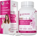 Boric Acid Suppositories for Women - Vaginal Pills - Promueve Vaginal pH Balance, Healthy Flora, Odor Control – Made in The USA - 600mg, 30 Count