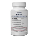 Laboratorios Superiores – Mejor suplemento natural de Biotina NonGMO – para cabellos y pestañas más largos Luscious – uñas más fuertes – Esquí saludable – Booster energético – Peso saludable - 5000 mcg, 120 Caps vegetales