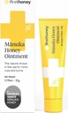 FIRST HONEY Manuka Wound Ointment [.75oz - 21g] Silencio Rápida Reparación de Heridas Gel Silencio rápido para la piel > Quemaduras Silencio Manuka Honey de Nueva Zelanda ← Antibiótico Free Burn Care, Scar Gel, Dressing Aid