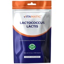 Vitamatic Lactococcus Lactis Pólvora Probiótica - Asistencia sanitaria digestiva - 100 Gram (3.5 OZ) - 100 Servimientos