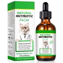 Antibióticos de gato, antibióticos para gatos, antibióticos de gato natural Suplementos herbarios multivitamínicos 60 ml