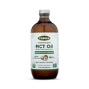 Flora Health MCT Oil Organic Energy Boost, C8 Caprylic & C10 Capric Acids, Keto, Kosher, Non-GMO Verified, 100% de Cocos de origen étnico y sostenible, 17 Fl Oz Liquid, Glass Bottle