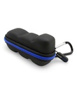 CASEMATIX Asma Inhaler Travel Case with Lanyard and Clip-on Keychain Carabiner, Incluye funda de inhalador sólo, negro