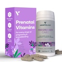 Vitaminas de Embarazo para Mujeres – Vitamina Prenatal " Vitaminas Postnatales para las madres de lactancia w/20+ Vitaminas, Folato " Más – Vitaminas Prenatales Veganas para cada etapa del Embarazo (60 Ct)