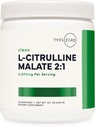 Tipo Zero L-Citrulline Malate Powder 2:1 6X (300g tención 6000mg Por Serving ← Desflavorado) Ultra Clean L Citrulline, Nitric Oxide Booster, Pre Workout - Nitrous Oxide Vasodilator Suplemento