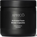 Aprico Activeted Toxin Binder Capsules with Activated Charcoal, Zeolite, and Aloe Vera - Detox Support (60 Capsules)