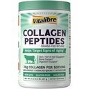 Vitalibre Bovine Collagen Peptides Powder for Women and Men, Grass-Fed Hydrolyzed Collagen Protein Type I & III, Skin, Hair, Nails, Bones, Digestion, Unflavored, Non-GMO, Keto & GF, 11 Servings, 8oz