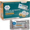 Paquetes de ungüento antibiótico triples MED PRIDE Bulk 144 X 0.9g, Packs de ungüento antibiótico individuales para quemaduras, cortes, cuidado de heridas