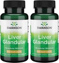 Swanson Liver Glandular 500 Milligrams 60 cápsulas (2 Pack)