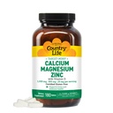 País Vida Calcio Magnesio Zinc con Vitamina D3 y L-Glutamic Ácido, Suplemento dietético para el soporte de hueso, Certified Gluten Free, 1000mg/500mg/25mg, 180 Tablets
