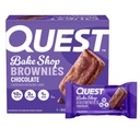 Quest Nutrition Bake Shop, Chocolate Brownies, 10g Protein, 2g Net Carbs, 1g Sugar, 4 Cuenta