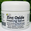 Urban ReLeaf Zinc Oxide Salve! Soothe Gently &amp; Protect Damaged, Injured & Dry Skin! ¡Primera Ayuda, Burns, Rashes, Scrapes! Protección de hidratación profunda. 100% Natural! Calma piel delicada de todas las edades.