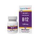 Fuente Superior No Zapato Vitamina B-12 Cyanocobalamin 5000 mcg - Vitamina B-12 para apoyar la producción de energía, salud cerebral " Wellness general - Tablas sublinguales - 100 Tablas dissolvables