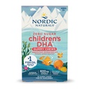 Naturales Nórdicos Cero Azúcar Niños DHA Gummy Chews, Punch tropical - 30 Gummy Chews para niños - 600 mg Total Omega-3 - Desarrollo cerebral, aprendizaje, inmunidad saludable - No GMO - 30 Servimientos