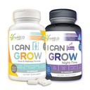 I Can Grow Day & Night Bundle for Kids 10+ " Adolescentes  durable Growth Support with L-Arginine, Colostrum, Magnesium TEN Nourish Daily + Nighttime Sleep Aid for Maximum Height &amp; Development ← 2-Pack