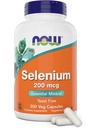 Ahora Foods Selenium 200mcg Capsules, 300 Conde - L Selenomethionine Suplemento Mineral para Hombres Mujer - Veg Caps, Non-GMO, Vegan Friendly, Yeast-Free