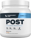 Laboratorios Transparentes Post - Post-Workout Recovery Muscle Builder w/L-Glutamine, Creatine Monohydrate, " Carnipure L-Carnitine L-Tartrate for Muscle Recovery " Building - 30 Servings, Orange