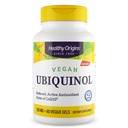 Orígenes saludables Ubiquinol vegano (formulario activo de CoQ10), 100 mg - Kaneka Ubiquinol Suplementos para la salud del corazón y el apoyo antioxidante - Gluten-Free &amp; Non-GMO Suplemento - 60 Gels vegetarianos