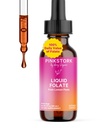 Pink Stork Liquid Folate Drops – 5-MTHF Methylfolate B9 Vitamina ← Líquido ácido Alternativa para las mujeres  durable Prenatal Folate, Non-GMO, Vegan, Sublingual Methylfolate Suplemento Silencioso 2 fl oz