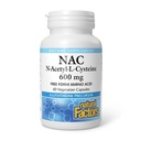 Factores naturales N-Acetyl-L-Cysteine 600 mg - Apoyos Hígados saludables " Pulmones - Antioxidantes Apoyo Suplemento Asistencias Sistema Inmunitario Salud - 60 cápsulas vegetarianas (60 piezas)