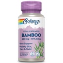 SOLARAY Bamboo Stem Extract 600mg ¦ Healthy Hair, Skin, Nails, Bones & Connective Tissue Support ← Non-GMO, Vegan &amp; Lab Verified 60 VegCaps