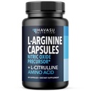 L-Arginine Capsules con L-Citrulline - Nitric Oxide Suplemento - L Arginine y L Citrulline Blend - 60 Conde - Vegan, no GMO cápsulas para el rendimiento, resistencia y apoyo muscular - 1 mes de suministro
