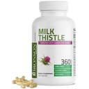 Bronson Milk Thistle Silymarin Marianum &amp; Dandelion Root Liver Health Support, Antioxidant Support, Detox, 360 Capsules