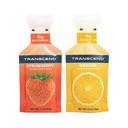 Transcend Foods Strawberry + Orange Gels (1.1 oz, Pack of 10) Fast-Acting Carb Gel Strawberry y Orange Flavor – Caffeine Free, Gluten Free