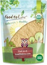 Comida para vivir - Pólvora de Setas Mane de León Orgánica, 4 onzas - Eleva tu Cerebro Wellness con Premium, No-GMO, Natural, y Vegan Superfood para Mejor Focus