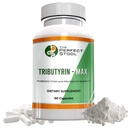 Suplemento de Butyrate Postbiótico Tributyrin-Max; Apoyo a la goma de Bloating, Gas y Leaky; Poops de Wipe perfecta y limpia; 750 mg cápsulas Enteric; 3er partido testó Gluten/Dairy-Free