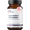 Diseños para la salud Insomnitol Chewables - Melatonina Chewable - 200mg L-Theanine, 5-HTP, Vitamina B6 + Inositol - Delicious Lemon Flavored Suplemento - Vegan (60 Tablets)