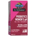 Jardín de la vida Dr Fórmula mujeres pH Probióticos 50 Billones CFU, Pre + Pro + Postbióticos - Apoyo digestivo, inmunológico y vaginal, Potato, Acacia, metabolitos posbióticos, 30 días de suministro