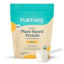 Otros alimentos orgánicos vainilla de pólvora de proteína vegana - 20g de proteína vegetal, pólvora de proteína orgánica con algas de hongos, vegano, no GMO, sin gluten, sin lácteos 19.05 Oz