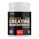 100% Pure Creatine Monohydrate Powder 200 Servings, Micronized Powder, Muscle Growth, Unflavored, Ideal para Atletas &amp; Fitness Enthusiasts, Terceros laboratorio Tested, Vegan, 1000 g