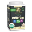 Sunwarrior Planta orgánica con base de pólvora de proteínas vegano con BCAA Aminoácidos Plus recuperación Minerales " Botánicos "  durable Non-GMO Soy Dairy " Gluten Free (Vanilla, 20 Servings)