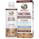 MaryRuth Organics Mushroom, Suplemento de Mushroom, Vitamina Líquida de Mushroom, Suplemento de Reishi Mushroom para Immune Support, Turquía Vitamina de Tail para el alivio de estrés, Vegan, No GMO, Gluten Free, 15.22 Fl Oz