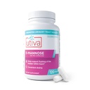 Szio+ Utiva D-Mannose 500mg Capsules – Naturalmente Flush La vejiga y el tracto urinario – Evitación UTI – D Mannose Suplementos para Mujeres – Apoya Tratamientos de Infección de Tracto urinario, 120 cápsulas