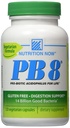 Ahora PB 8 Pro-Biotic Acidophilus Capsules, Vegetariano, 120-Count Bottles 60 Servings