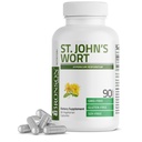 Bronson St. John's Wort 700 MG por Serving Hypericum Perforatum soporta un Mood positivo - No GMO, 90 cápsulas vegetarianas