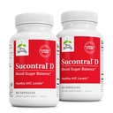 Terry Naturalmente Sucontral D - B-Complex &amp; Folate Supplement - Carbohydrate Metabolism Support - Vitamina &amp; Suplemento Mineral con Zinc " Chromium - 60 cápsulas (Pack of 2)