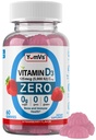 Yum-Vs - Vitamina D3 Gummies with Zero Sugar for Adults &amp; Kids (125 mcg - 60 Conde) - Azúcar libre Vitamina D Gummies - Vegetariana Gummy Vitaminas para el soporte de huesos &amp; Immune Health - Vit D3 Vitamina Chewable