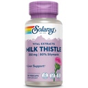SOLARAY Milk Thistle Seed Extract 350 mg Garantizado para Contener 80% Silymarin, Soporte de Vida Tradicional, Vegan &amp; Lab Verificado para Calidad, 60 Días Garantía de Dinero, 30 Servimientos, 30 VegCaps