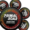 Primal Roar Mango Shine - Foco Profundo sin Estimulantes Nootropics Pouches  Lion's Mane + Cognizin Citicoline + Huperzine A ← Nicotine y Caffeine-Free tención 20 Pouches Per Can (100 Total in 5-Pack)